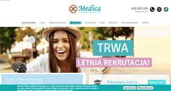 Desktop Screenshot of medica.edu.pl