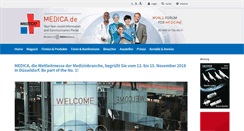 Desktop Screenshot of medica.de