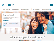 Tablet Screenshot of medica.com